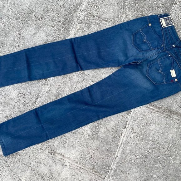 Replay Women Jeans Blue Skinny TRACEEMAN Cotton Denim Jean Size 28(30X32) $180 - Picture 5 of 9